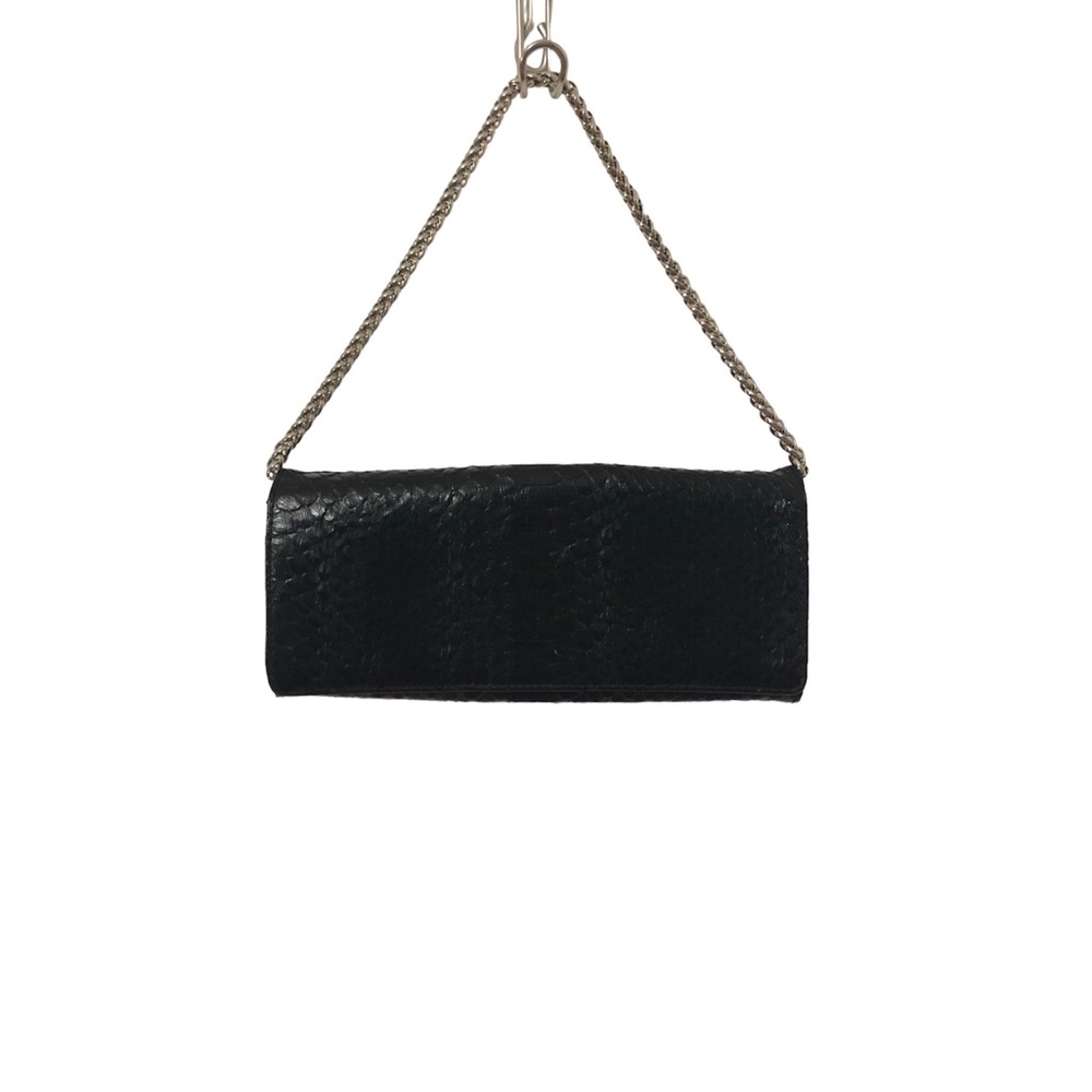 Valerie Stevens snake print clutch purse